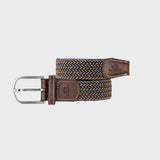 BILLYBELT Elastic Braided Belt Havana