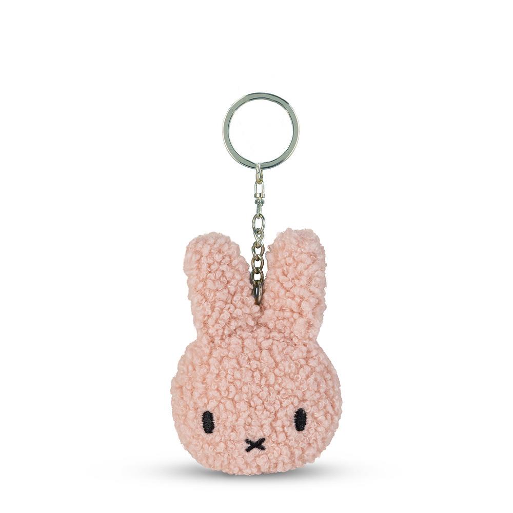 Miffy Flat Keychain ECO Tiny Teddy Pink
