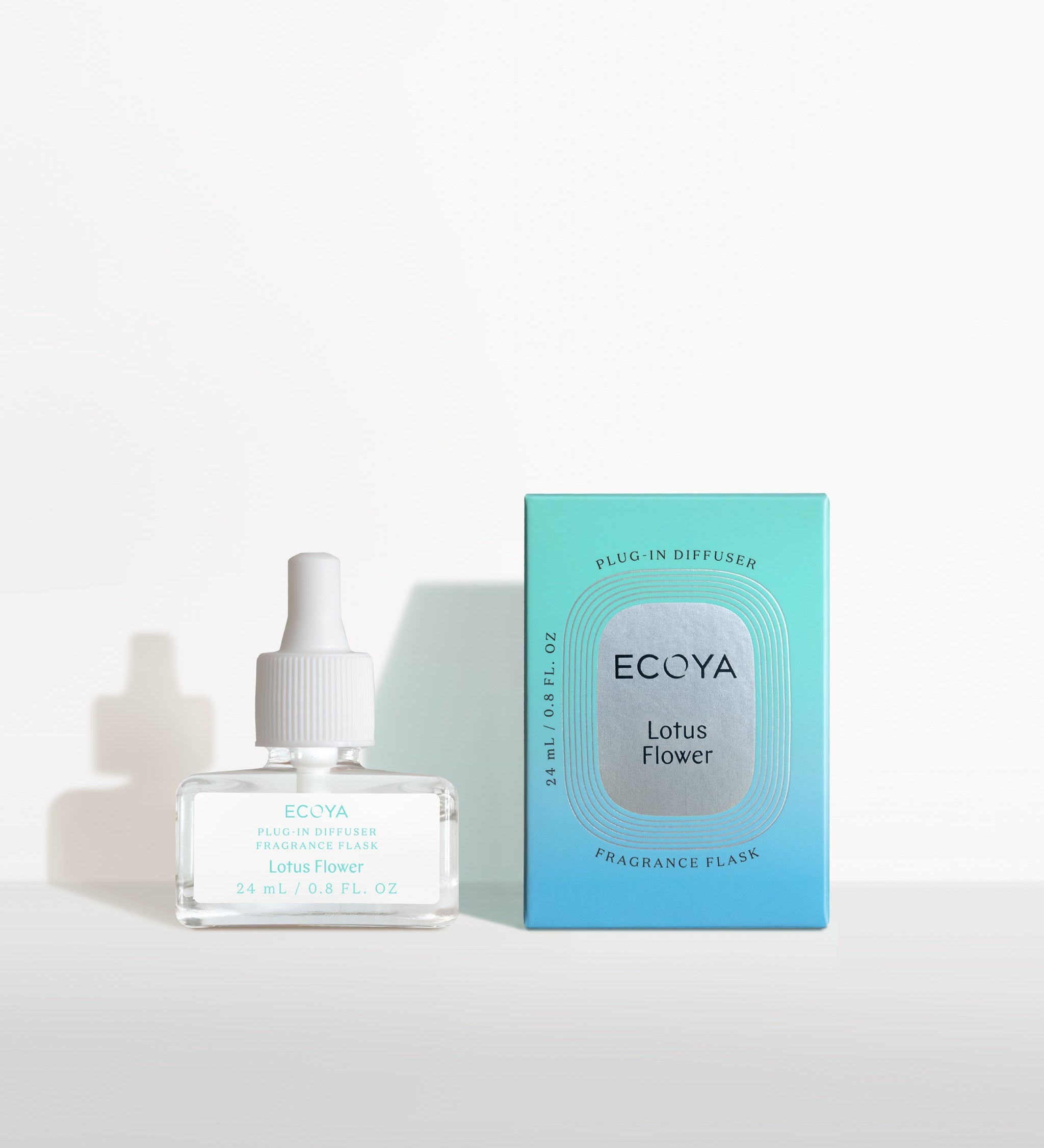 ECOYA Lotus Flower Plug-In Diffuser Fragrance Flask