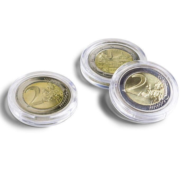 LEUCHTTURM - ULTRA COIN CAPSULES 20.5MM | 100 PACK | (FOR $2 AU COINS)