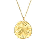 MTL - SAND DOLLAR NECKLACE IN 18K GOLD