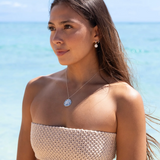 MTL - SAND DOLLAR NECKLACE IN STERLING SILVER