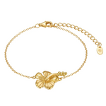 MTL - HIBISCUS BRACELET 18K GOLD VERMEIL