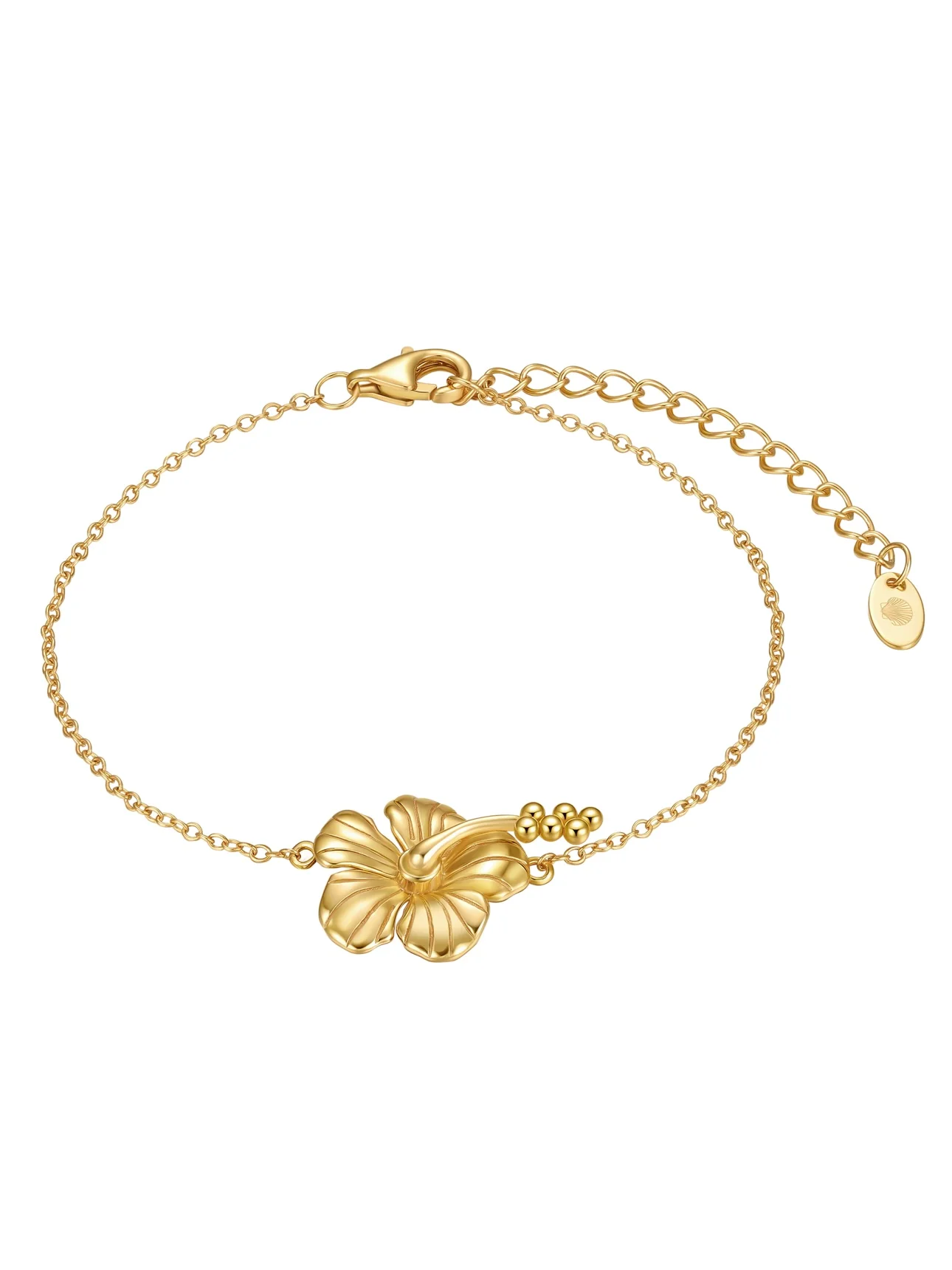 MTL - HIBISCUS BRACELET 18K GOLD VERMEIL