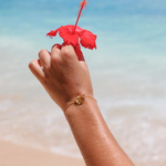 MTL - HIBISCUS BRACELET 18K GOLD VERMEIL