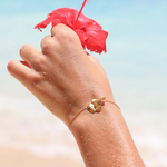 MTL - HIBISCUS BRACELET 18K GOLD VERMEIL