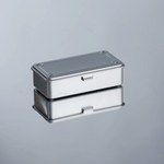 TOYO STEEL - TRUNK SHAPE TOOLBOX | T-190 | SILVER