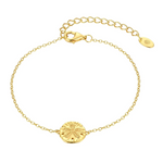 MTL - SAND DOLLAR BRACELET IN 18K GOLD