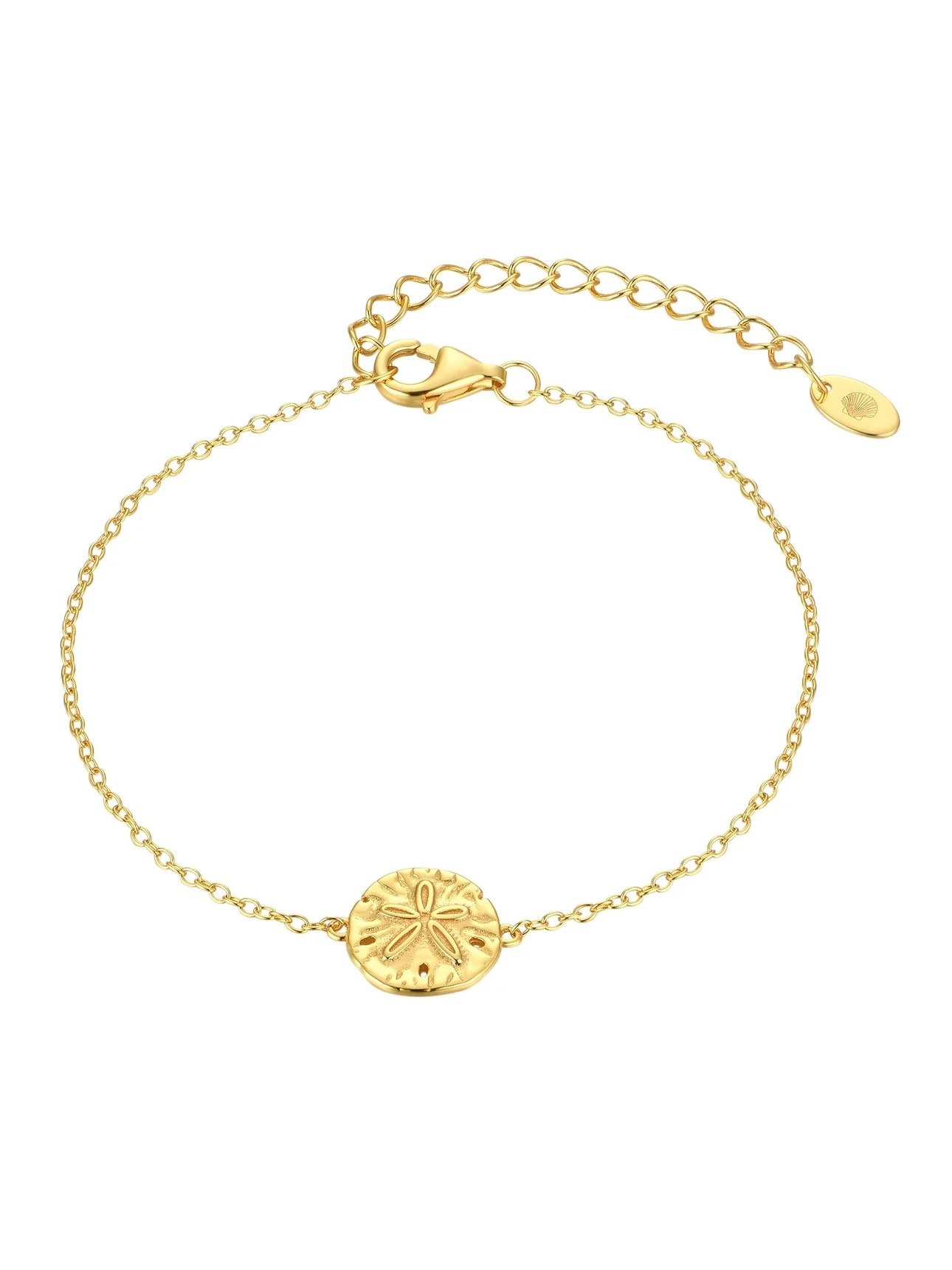 MTL - SAND DOLLAR BRACELET IN 18K GOLD