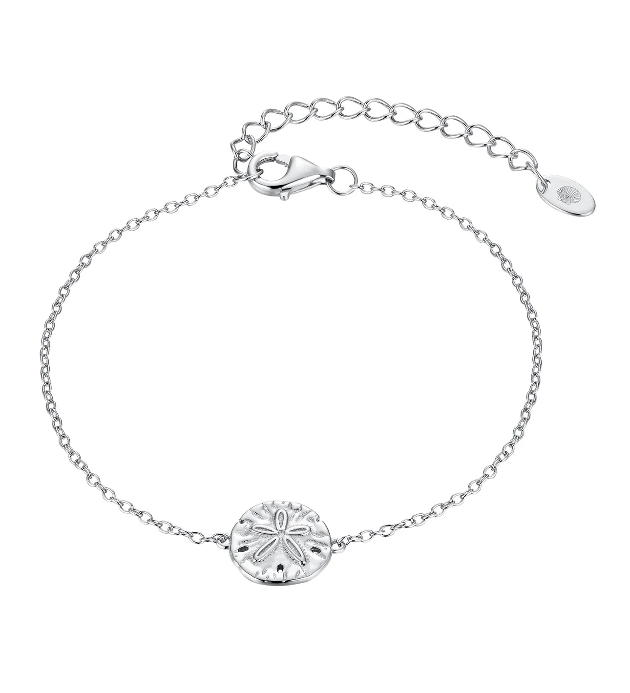 MTL - SAND DOLLAR BRACELET IN STERLING SILVER