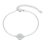 MTL - SAND DOLLAR BRACELET IN STERLING SILVER