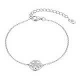 MTL - SAND DOLLAR BRACELET IN STERLING SILVER
