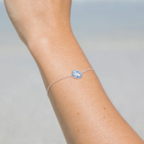 MTL - SAND DOLLAR BRACELET IN STERLING SILVER