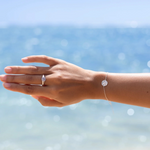 MTL - SAND DOLLAR BRACELET IN STERLING SILVER