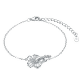 MTL - HIBISCUS BRACELET STERLING SILVER