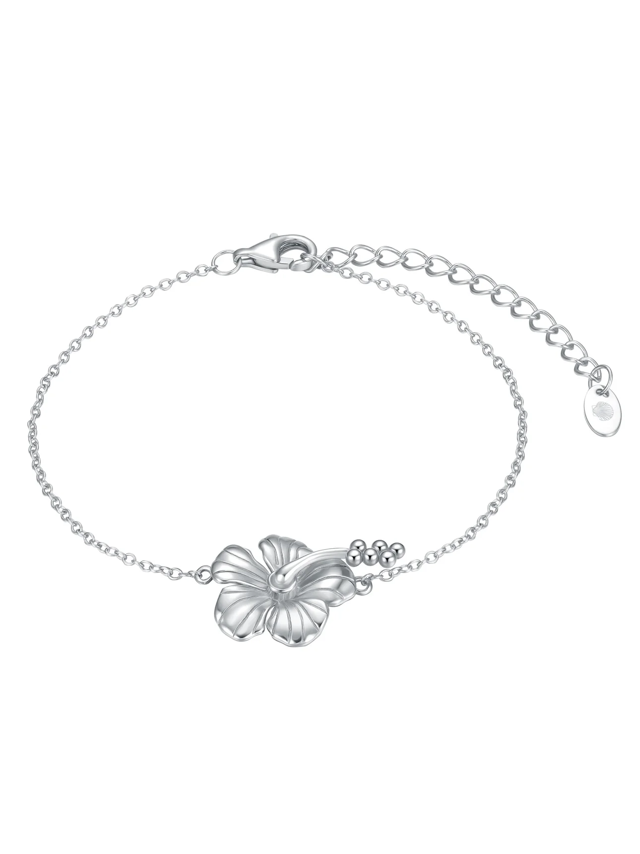MTL - HIBISCUS BRACELET STERLING SILVER