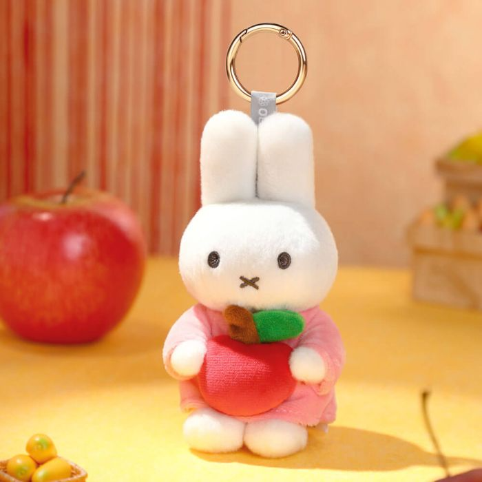 MIFFY - KEYRING: MIFFY WITH APPLE