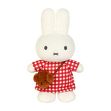 MIFFY - CHECKERED DRESS WITH SNUFFY BAG | 24CM