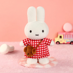 MIFFY - CHECKERED DRESS WITH SNUFFY BAG | 24CM