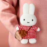 MIFFY - CHECKERED DRESS WITH SNUFFY BAG | 24CM