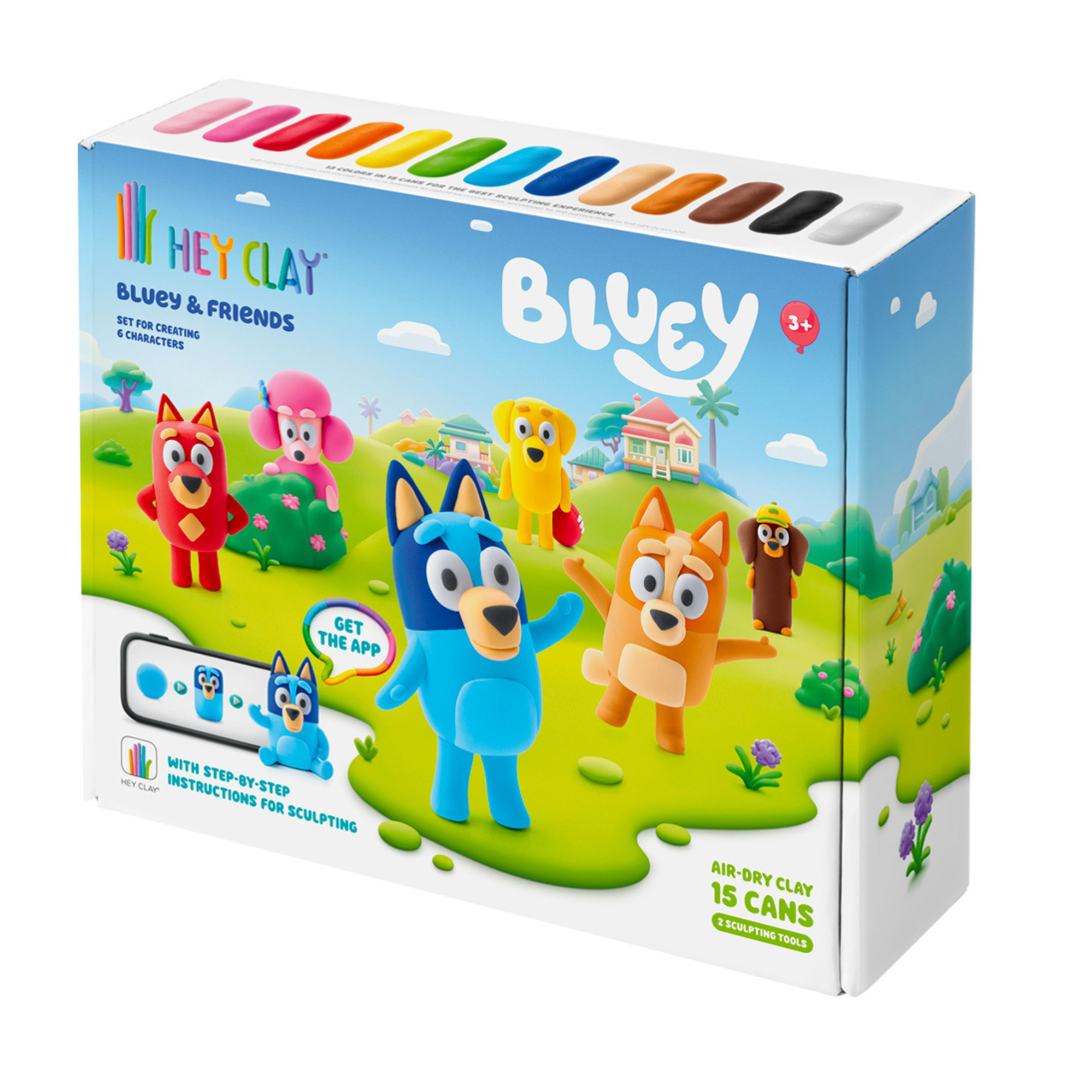 TOMY - HEY CLAY | BLUEY & FRIENDS SET 