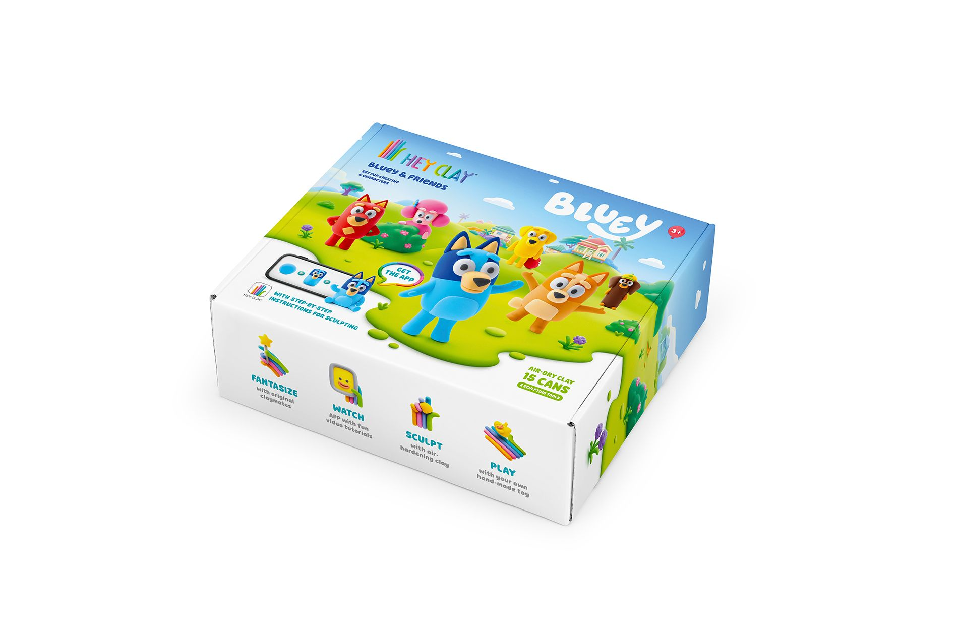 TOMY - HEY CLAY | BLUEY & FRIENDS SET 