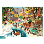 CROCODILE CREEK - DAY AT THE MUSEUM PUZZLE 60 PC | ZOO