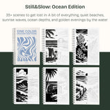 Still&Slow One Colour Colouring Book Ocean Edition