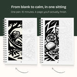 Still&Slow One Colour Colouring Book Summer Edition