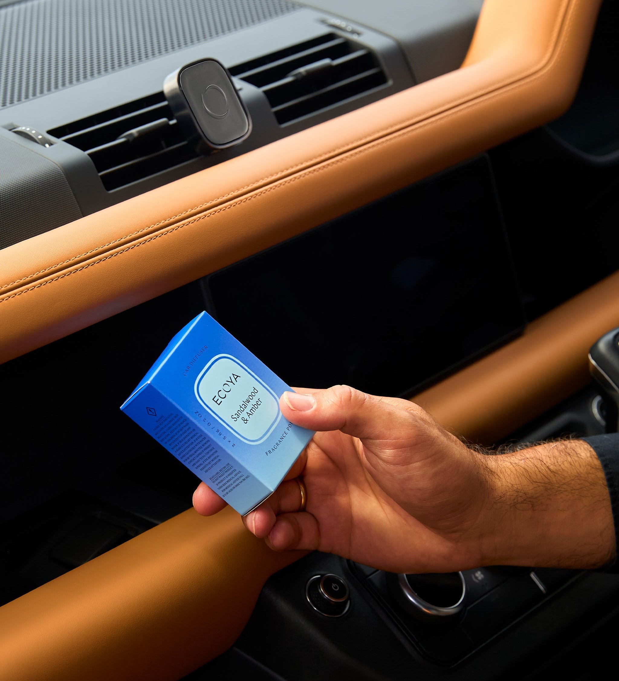 ECOYA Sandalwood & Amber Car Diffuser Fragrance Pods