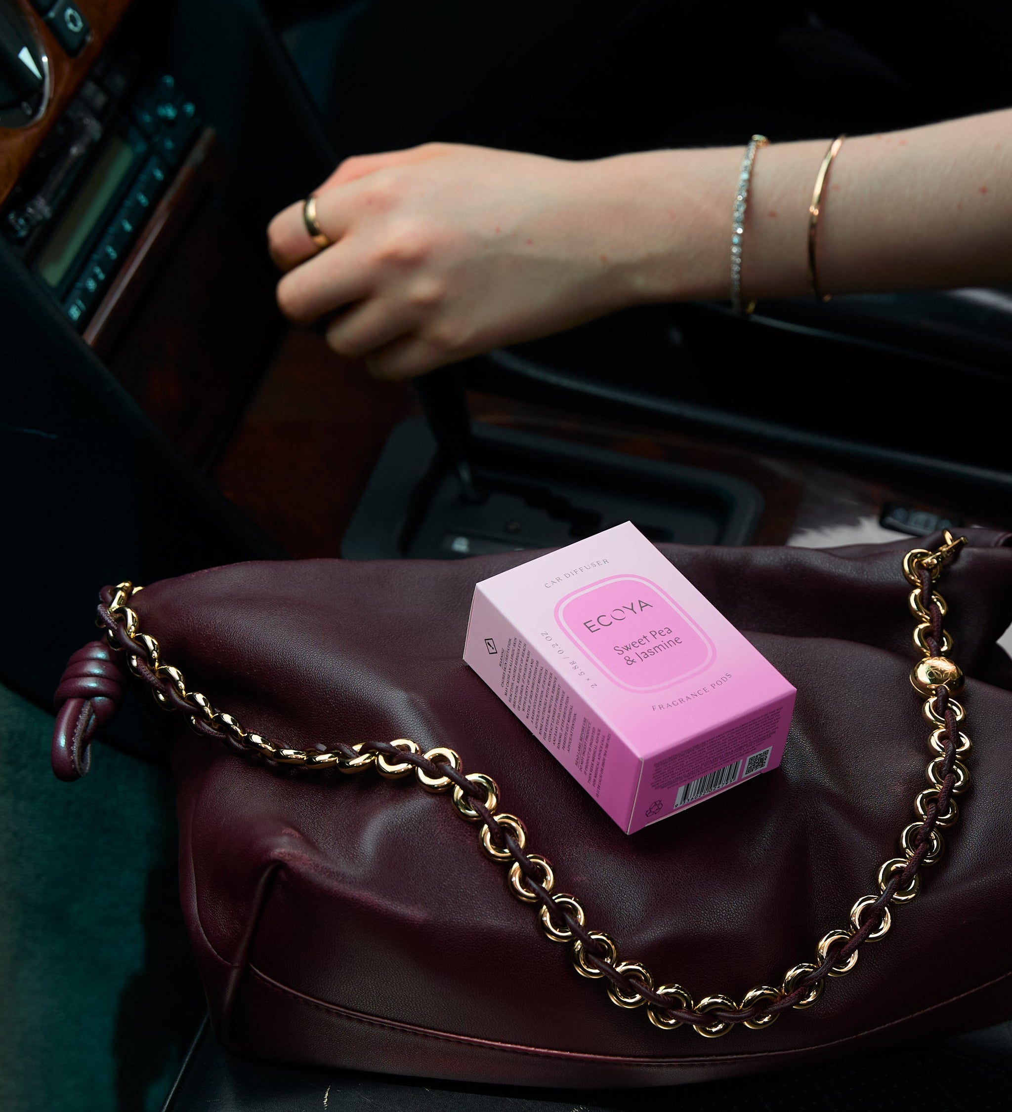 ECOYA Sweet Pea & Jasmine Car Diffuser Fragrance Pods