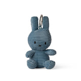 Miffy Keychain ECO Corduroy Aviator Blue