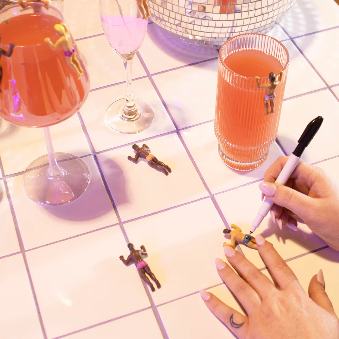 NPW - PARTY PACK DRINK MARKERS | SET OF 12