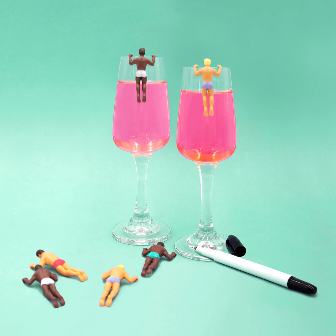 NPW - PARTY PACK DRINK MARKERS | SET OF 12