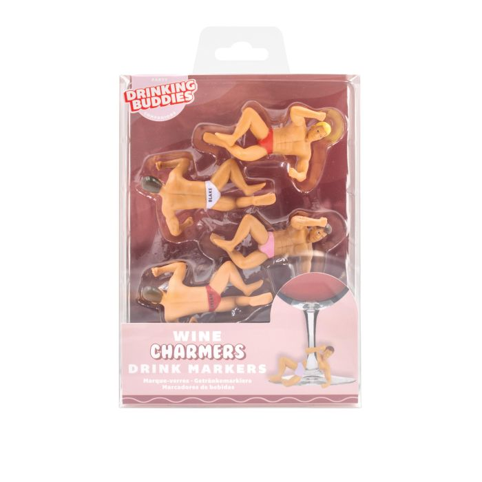 NPW - WINE CHARMERS DRINK MARKERS (SET OF 4)