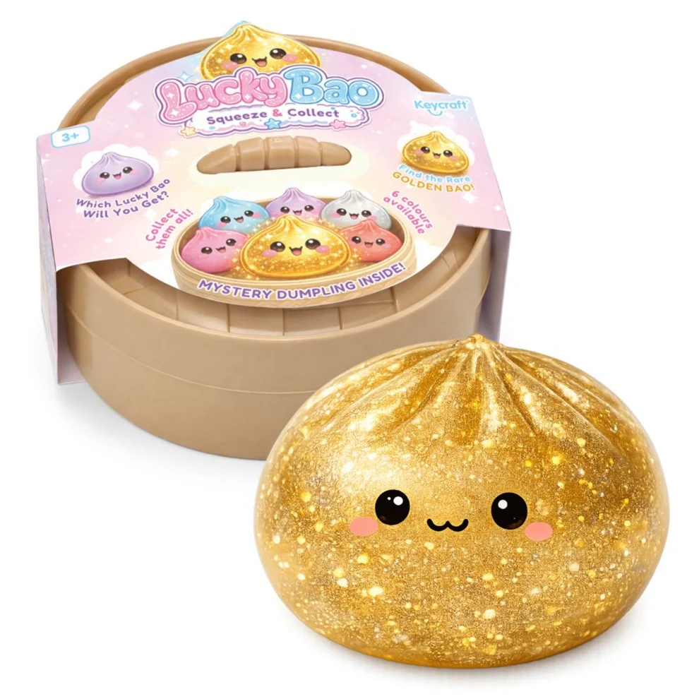 KEYCRAFT - LUCKY BAO MYSTERY DUMPLING SQUISH (LARGE - 10CM) | ASSORTED