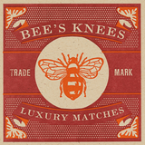 ARCHIVIST - BEE'S KNEES | SQUARE MATCHBOXES