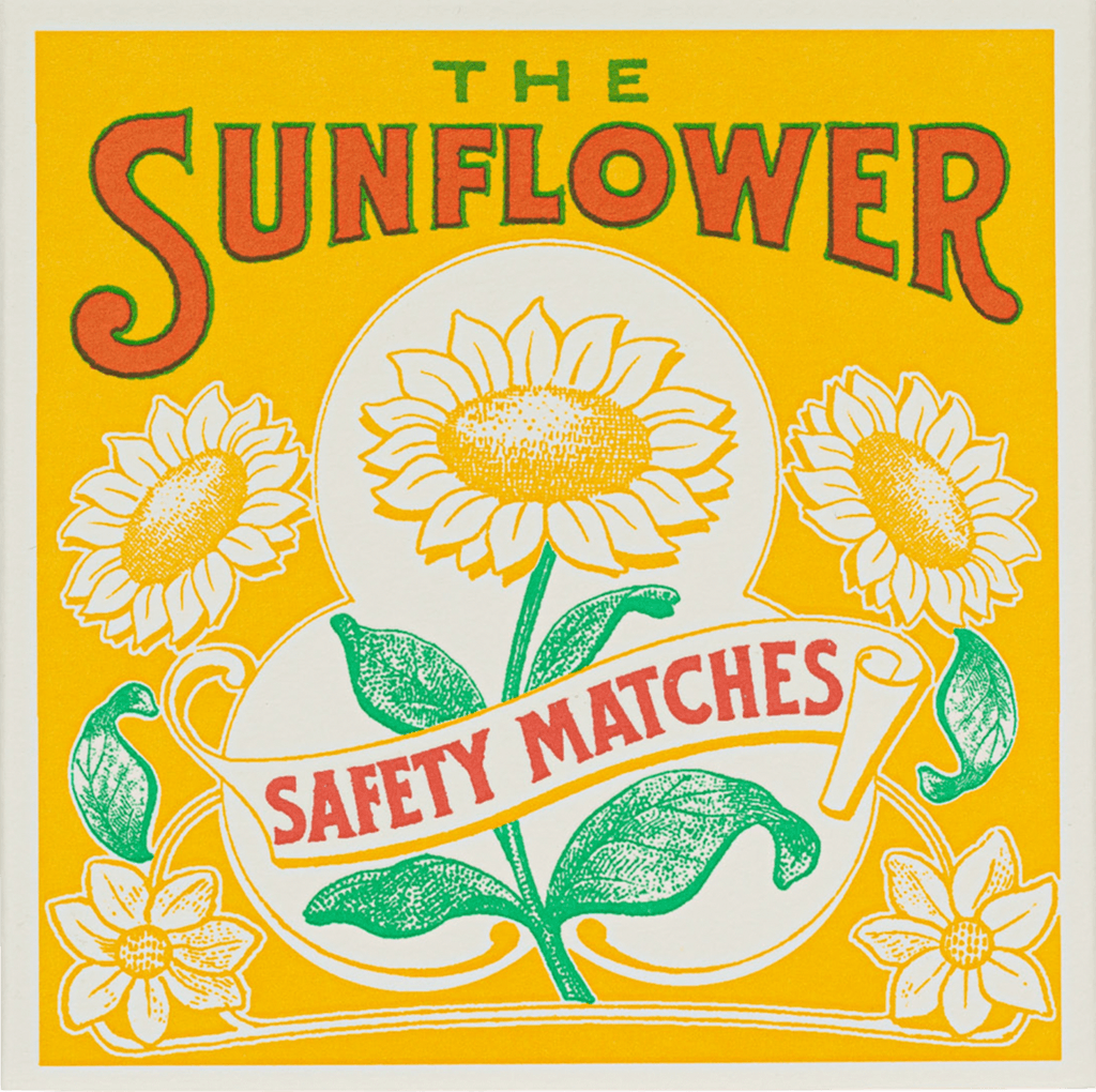 ARCHIVIST - SUNFLOWER | SQUARE MATCHBOXES