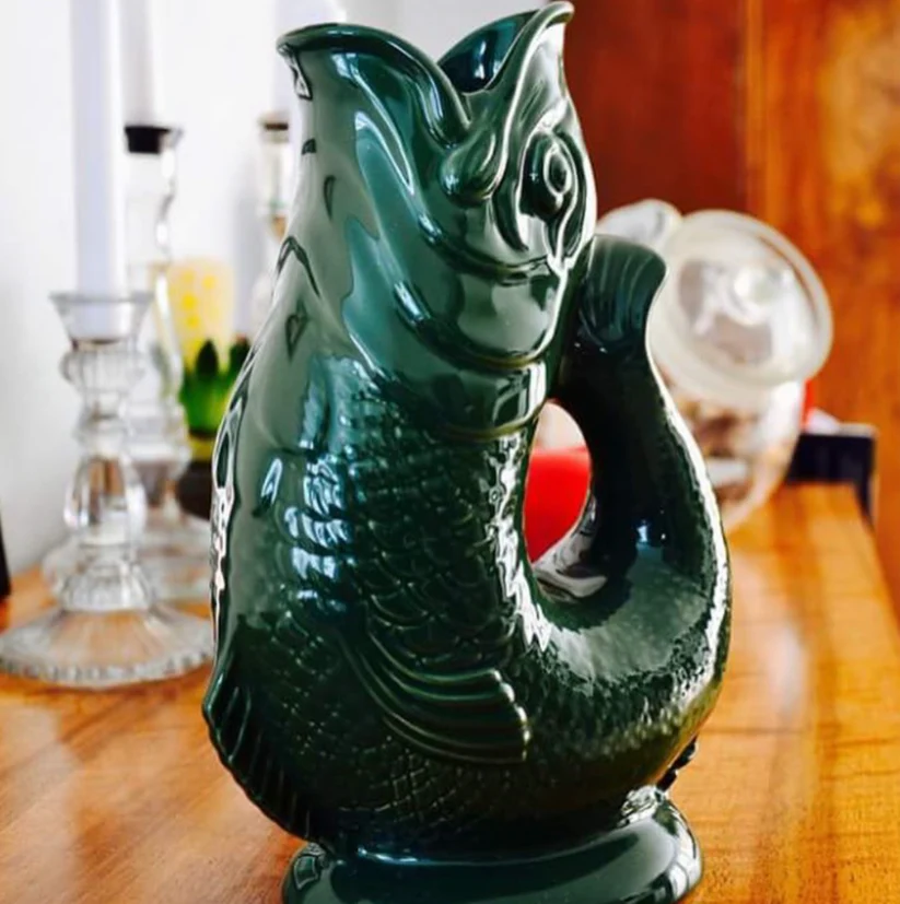 THE ORIGINAL GLUGGLE JUG FACTORY - ORIGINAL GLUGGLE JUG (XL) | GREEN 