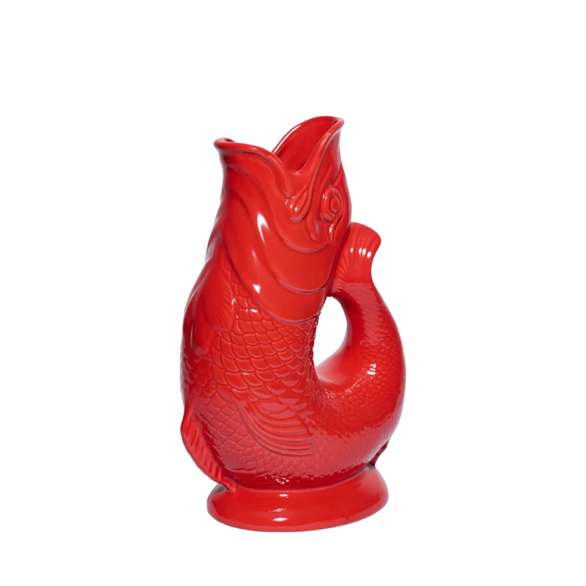 THE ORIGINAL GLUGGLE JUG FACTORY - ORIGINAL GLUGGLE JUG (XL) | RED