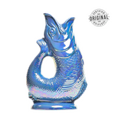 THE ORIGINAL GLUGGLE JUG FACTORY - ORIGINAL GLUGGLE JUG (XL) | SEA BLUE LUSTRE