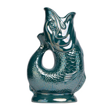 THE ORIGINAL GLUGGLE JUG FACTORY - ORIGINAL GLUGGLE JUG (XL) | TEAL LUSTRE GLUGGLE