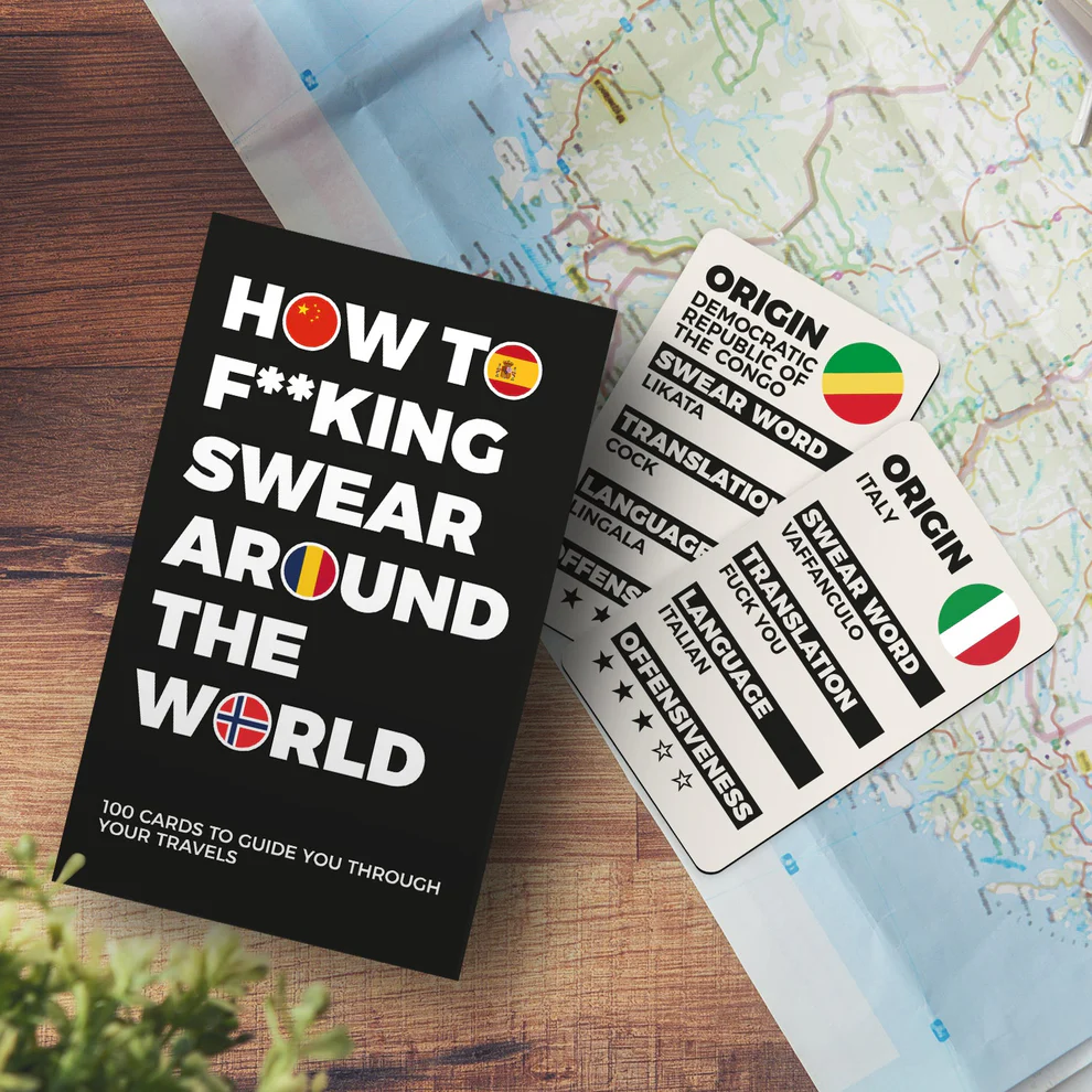 GIFT REPUBLIC - HOW TO F*CKING SWEAR AROUND THE WORLD CARDS