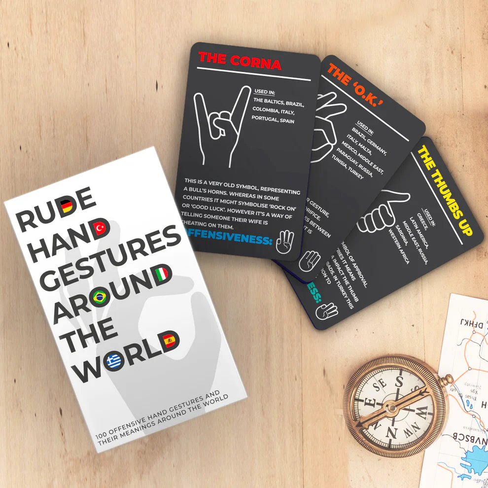 GIFT REPUBLIC - RUDE HAND GESTURES AROUND THE WORLD
