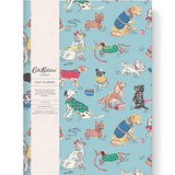 CATH KIDSTON - A5 SOFT CLOTH COVER DAILY PLANNER-DOGS