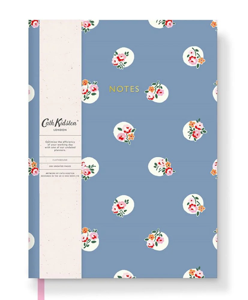 CATH KIDSTON - A5 SOFT CLOTH NOTEBOOK | FLORAL SPOT