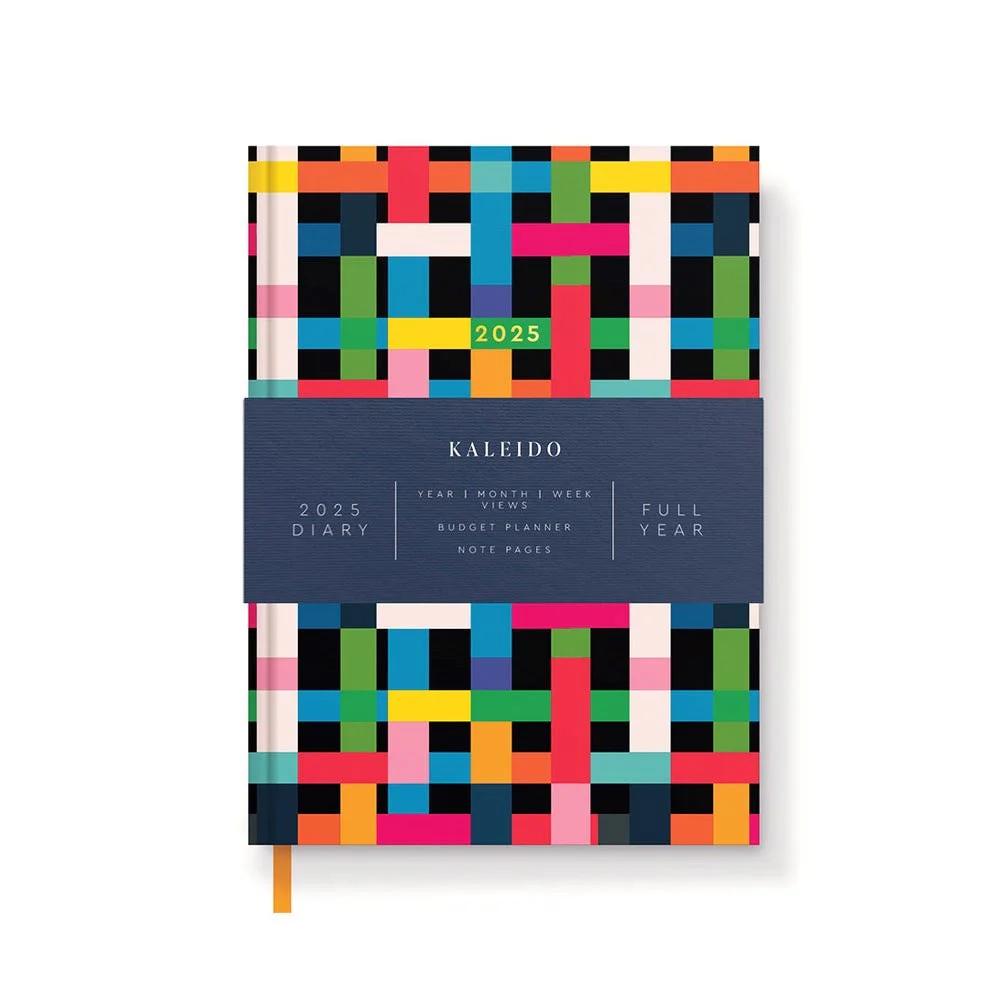 OHH DEER - KALEIDO A5 2025 DIARY PLAID