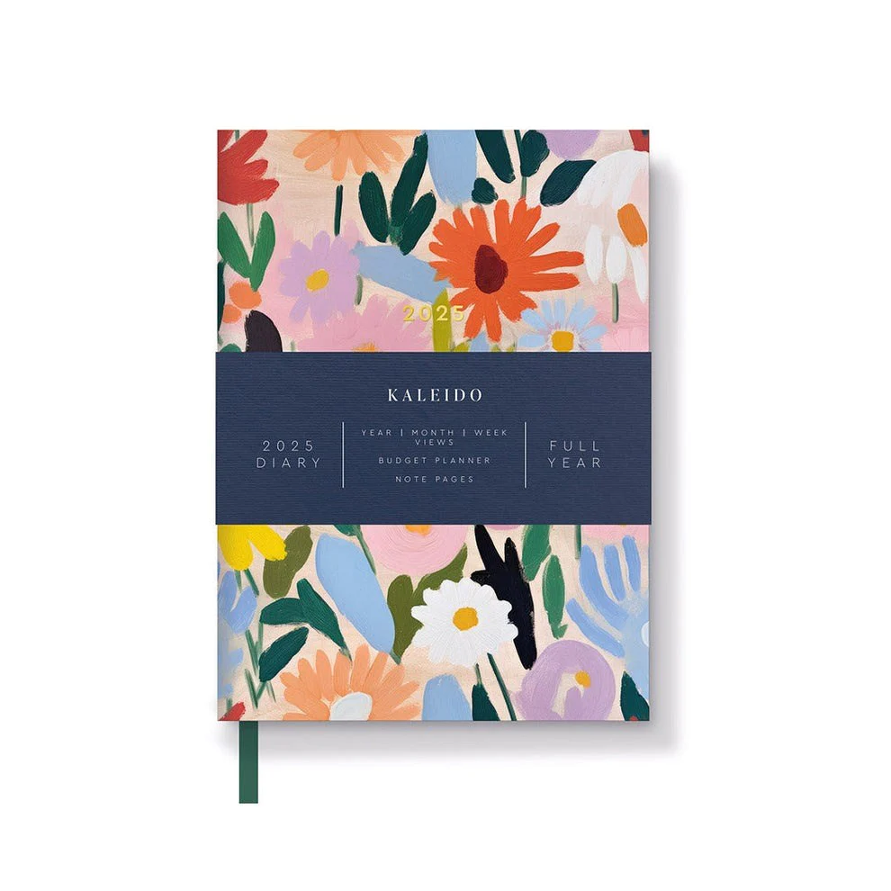 OHH DEER - KALEIDO A6 2025 DIARY | GOUACHE FLORAL