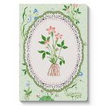 CATH KIDSTON - A5 TEXTURED SOFT COVER NOTEBOOK | GREEN ROOTS VIGNETTE
