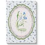 CATH KIDSTON - A5 TEXTURED SOFT COVER NOTEBOOK | BLUE & CREAM ROOTS VIGNETTE